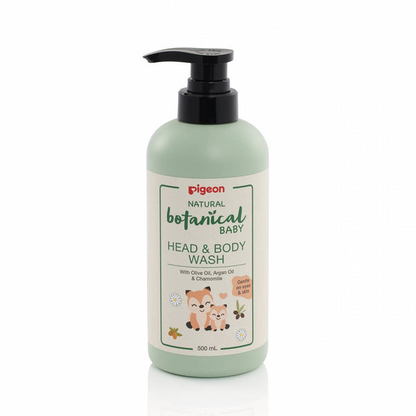 Pigeon Natural Botanical Head & Body Wash 500ml